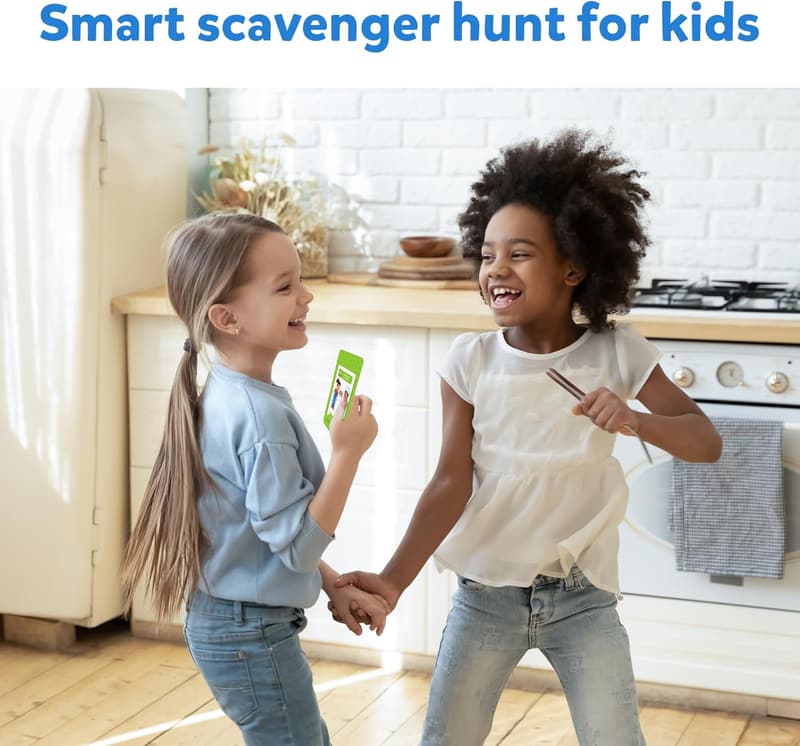 Indoor Scavenger Hunt Card Game for Kids Ages 4-7