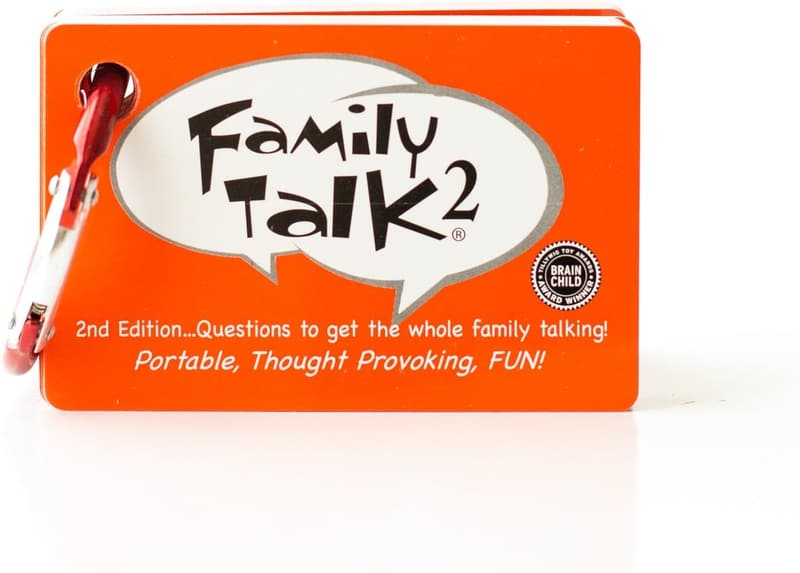 Family Talk 2 Portable Card Game - 50 Conversation Starters