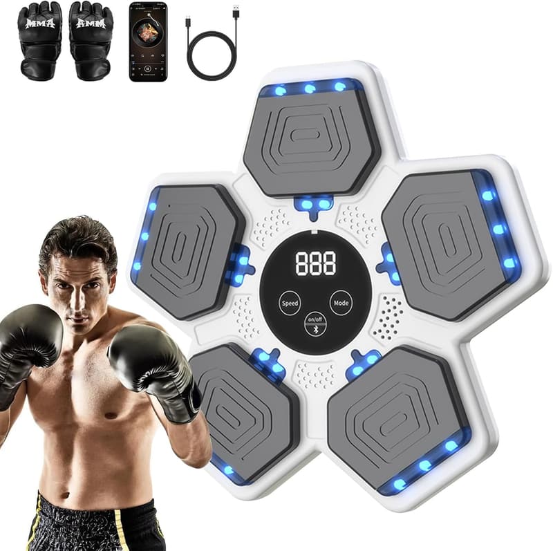 Smart Bluetooth Boxing Training Machine with Gloves - 2025