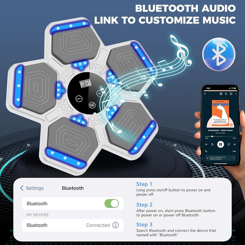 Smart Bluetooth Boxing Training Machine with Gloves - 2025