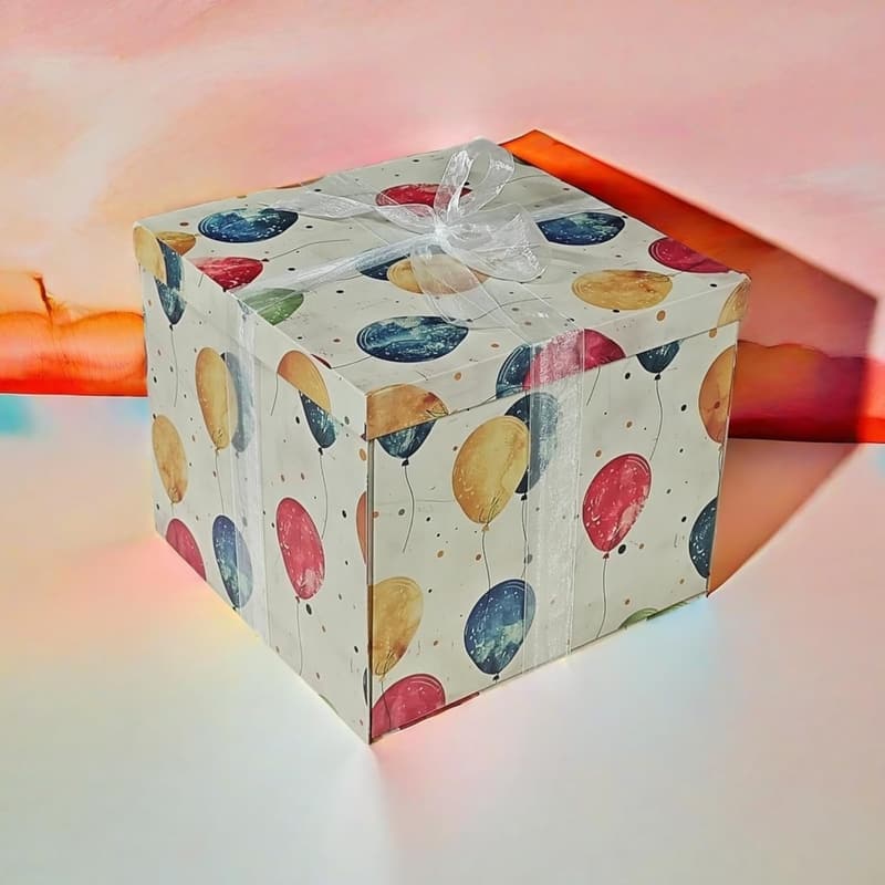 Large Gift Box with Lids for Birthdays and Baby Showers