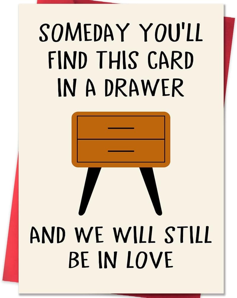Anniversary Card for Him - Funny Greeting for Men