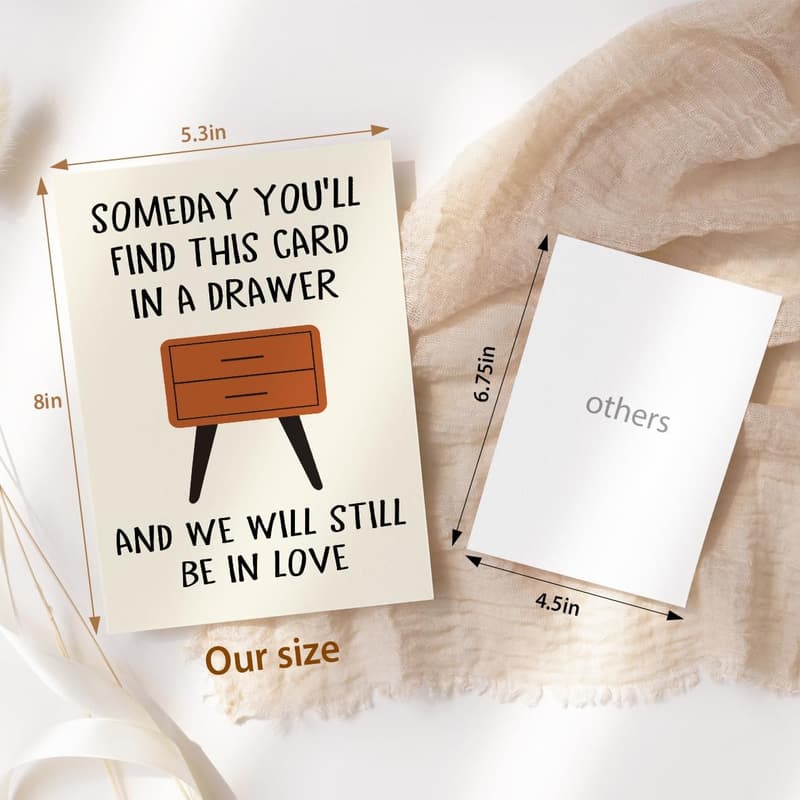 Anniversary Card for Him - Funny Greeting for Men