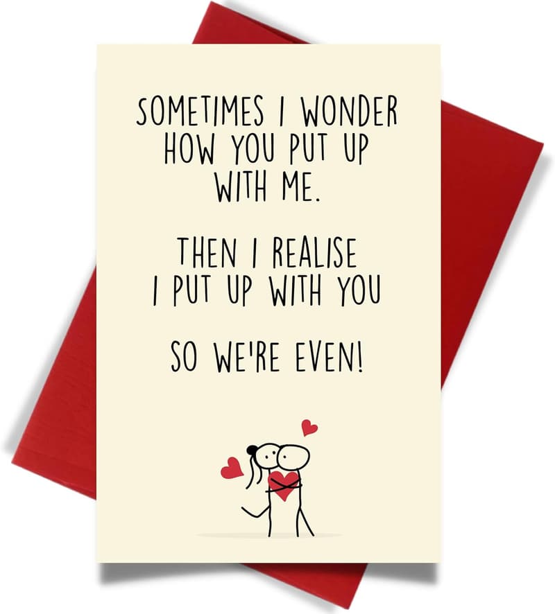 Anniversary Greeting Card – Hilarious Design for Couples