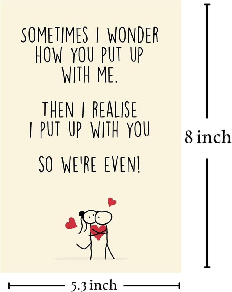 Anniversary Greeting Card – Hilarious Design for Couples