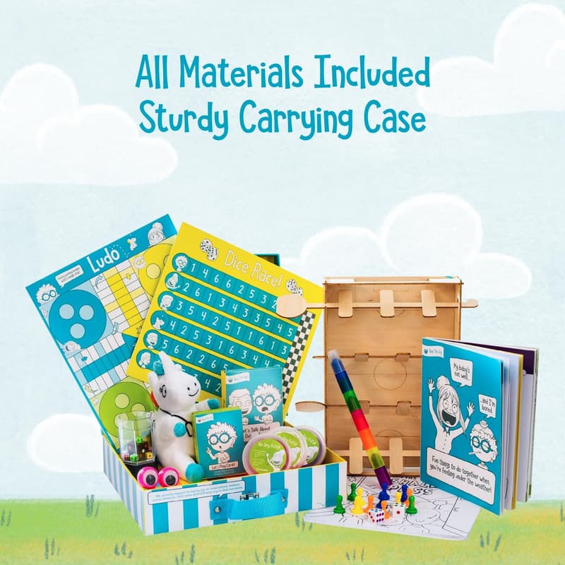 Get Well Soon Kids Gift Basket with 50+ Fun Activities