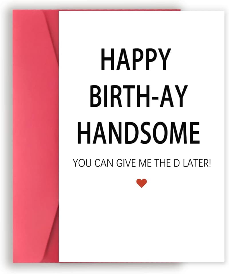 Humorous Birthday Card for Men - Unique Gift for Him