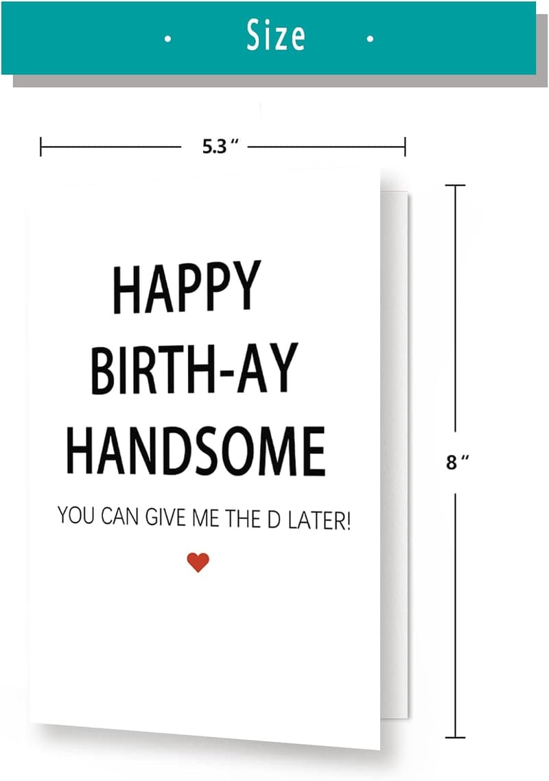 Humorous Birthday Card for Men - Unique Gift for Him