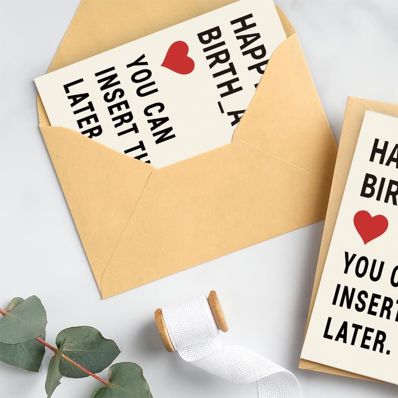 Unique Birthday Card for Men – Funny Gift for Husband, Boyfriend