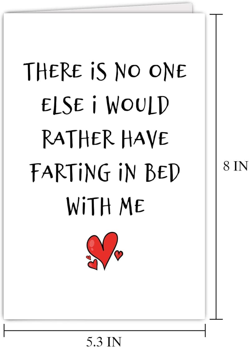 Humorous Birthday Card for Couples - Fart in Bed Design