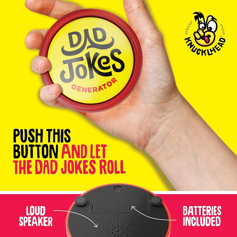 Funny Dad Jokes Button - Gag Gift for Father's Day