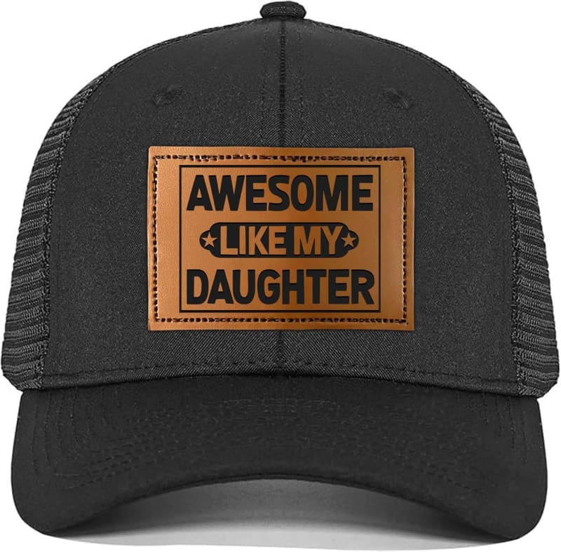 Father's Day Adjustable Trucker Hat for Dads from Daughters