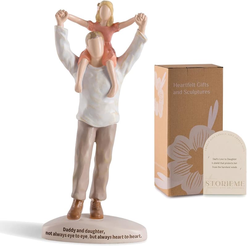 Father's Day Gift: Daughter's Dad Figurine Statue