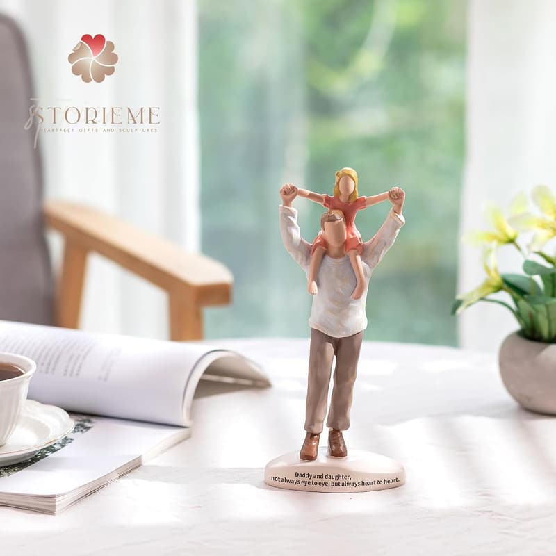 Father's Day Gift: Daughter's Dad Figurine Statue