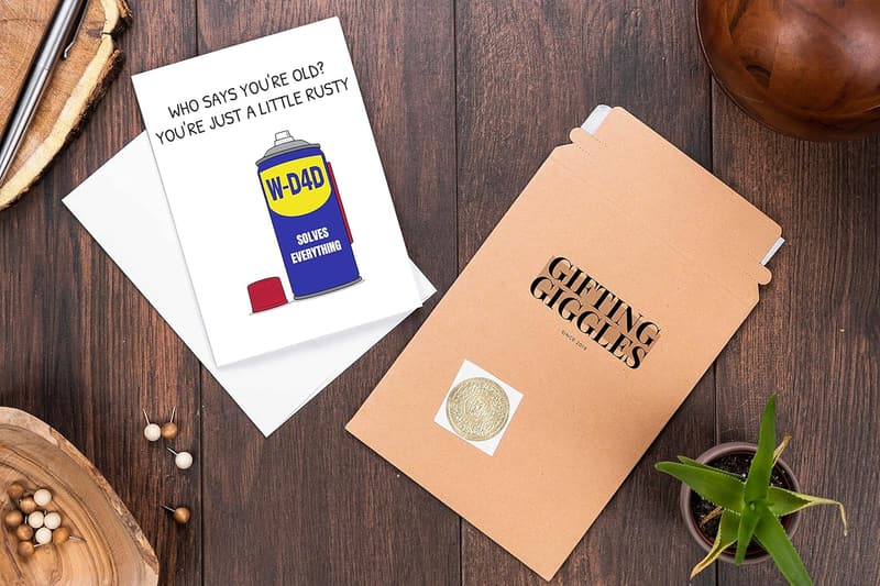 Funny Birthday Card for Dad - Perfect Gift from Kids