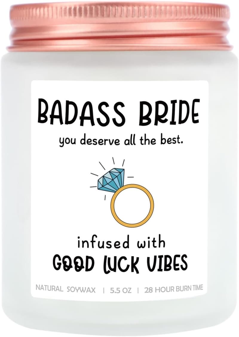 Bridal Shower Lavender Scented Candle Gift Box - 5.5oz