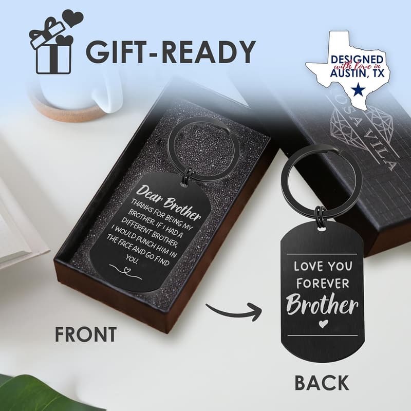 Personalized Rosa Vila Keychains for Women and Men