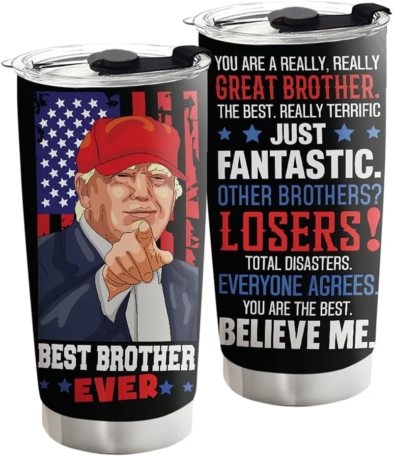 Father's Day Stainless Steel Tumbler - Funny Gift for Brothers