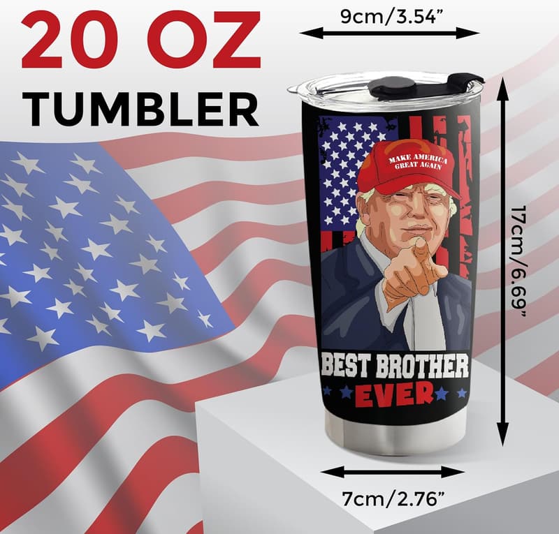 Father's Day Stainless Steel Tumbler - Funny Gift for Brothers