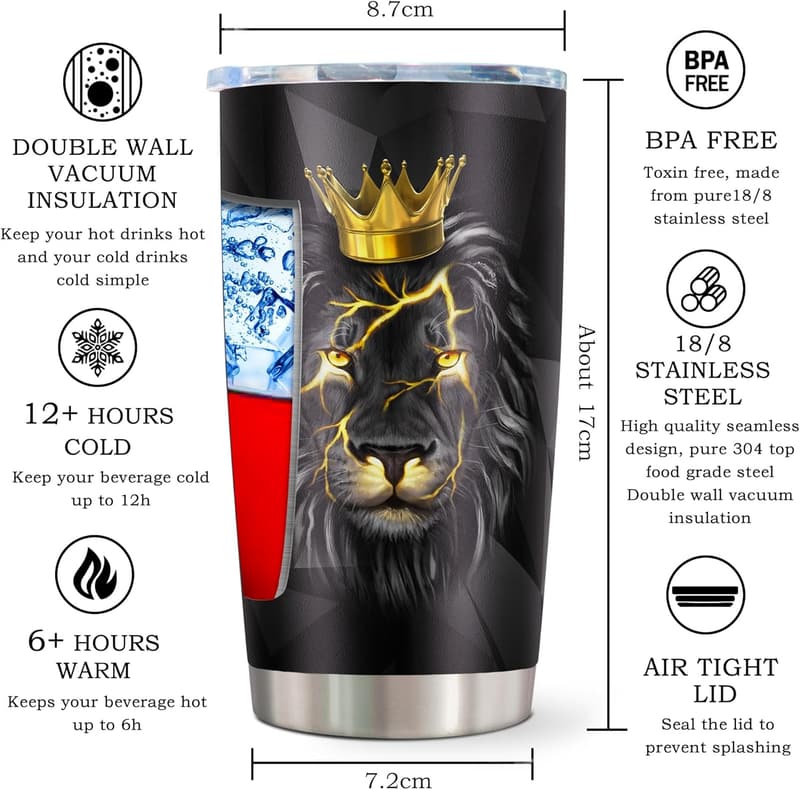 Birthday Tumblers Mug for Brothers - 20oz Funny Gift
