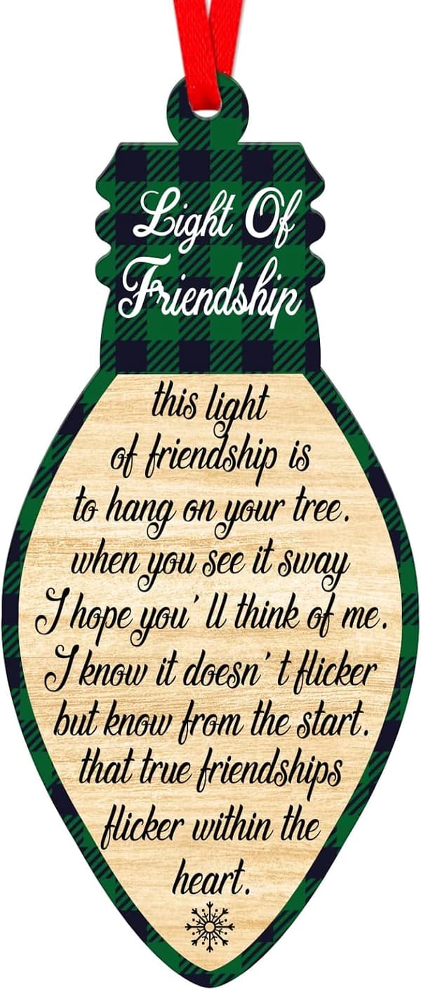 Friendship Birthday Keepsake Ornament for Women