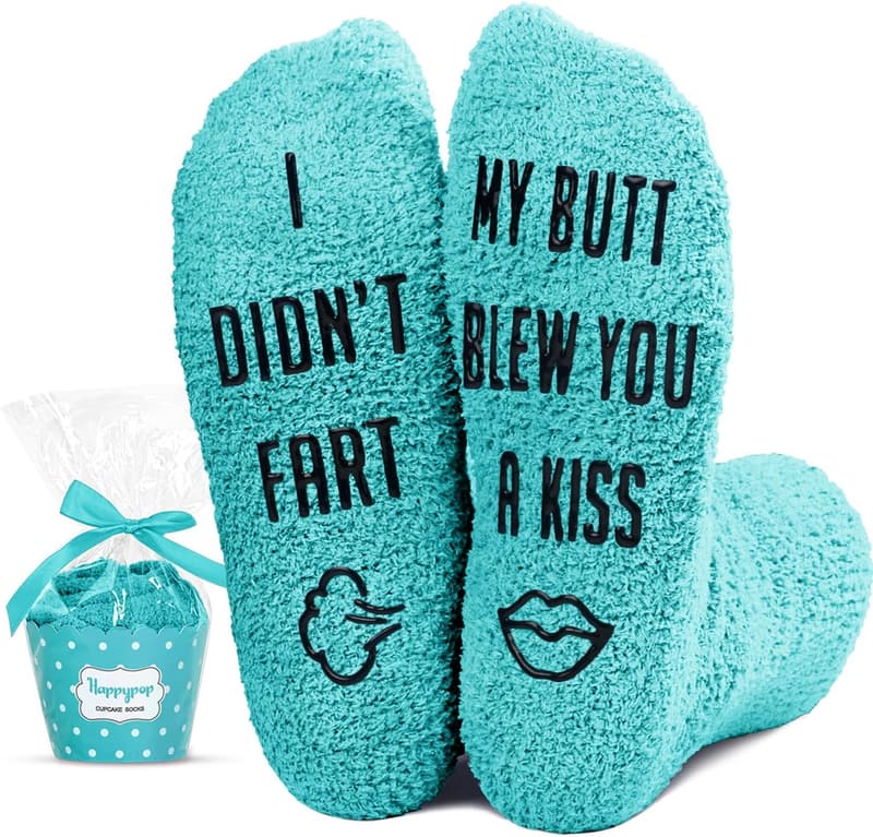 Fuzzy Socks for Women - Fun Running Gift