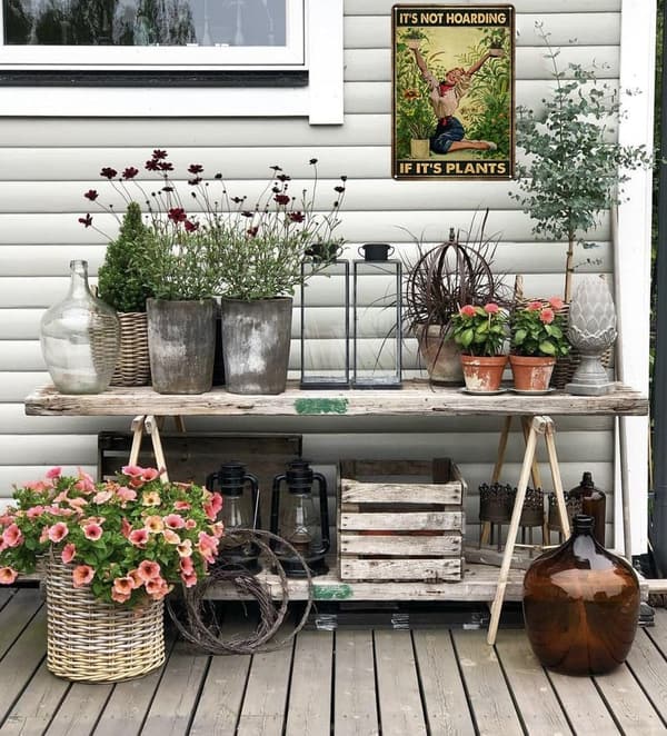 Vintage Garden Signs for Home & Outdoor Decor - 8x12 Inch