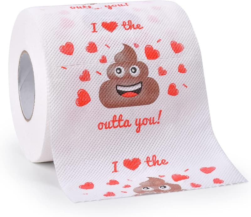 Valentine's Day Funny Toilet Paper Gift for Couples
