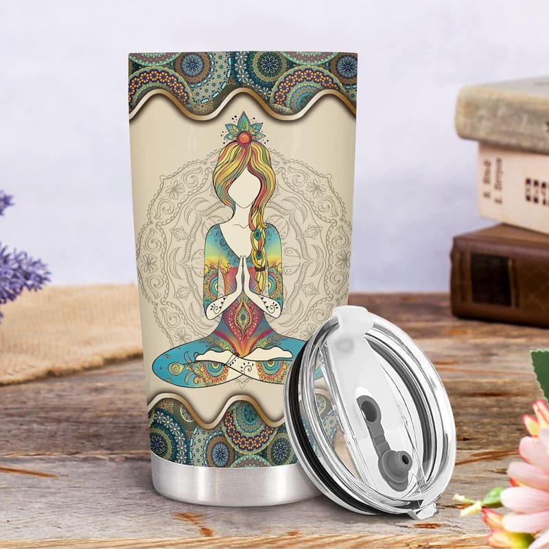 Hippie Tumbler | 20 oz Stainless Steel Insulated Cup for Women