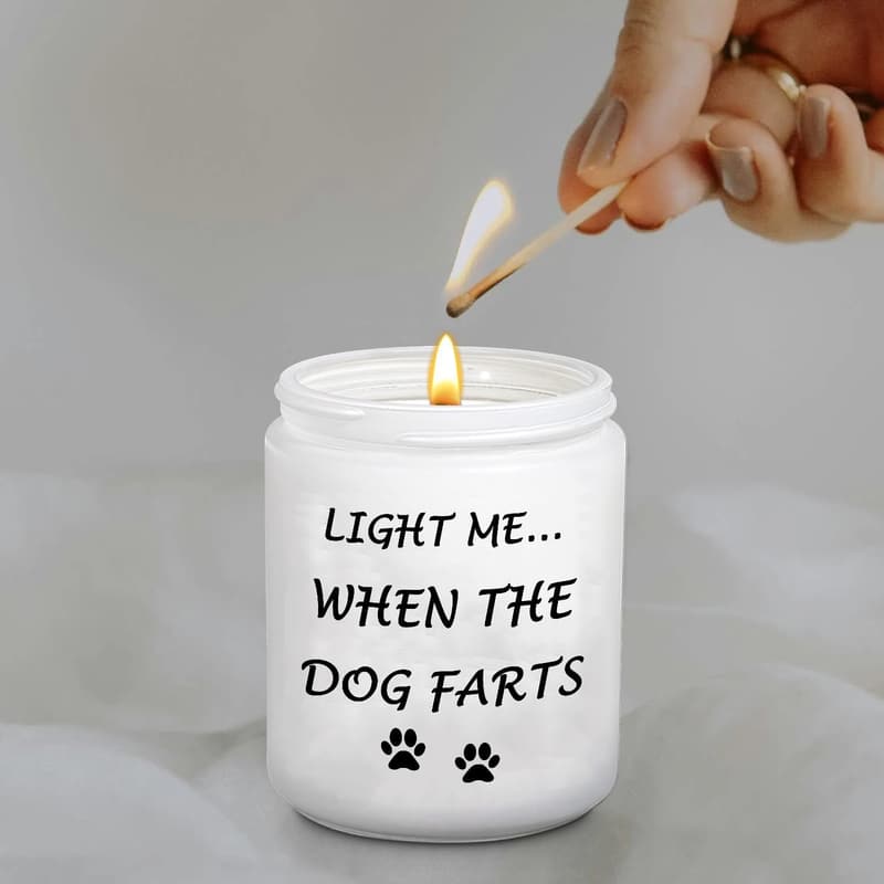 Lavender Scented Soy Candle for Dog Moms – Funny Mother's Day Gift