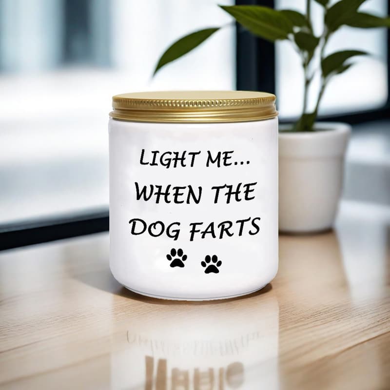 Lavender Scented Soy Candle for Dog Moms – Funny Mother's Day Gift