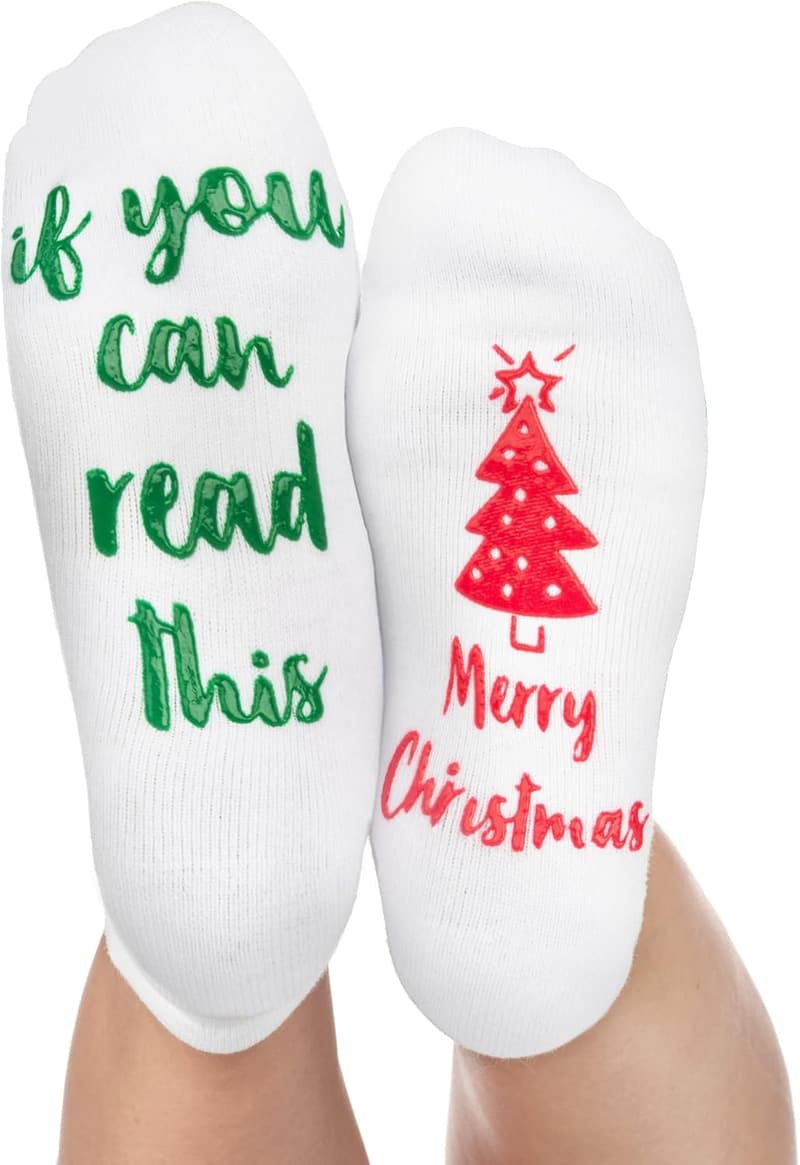 Humorous Women's Novelty Socks - “If You Can Read This”