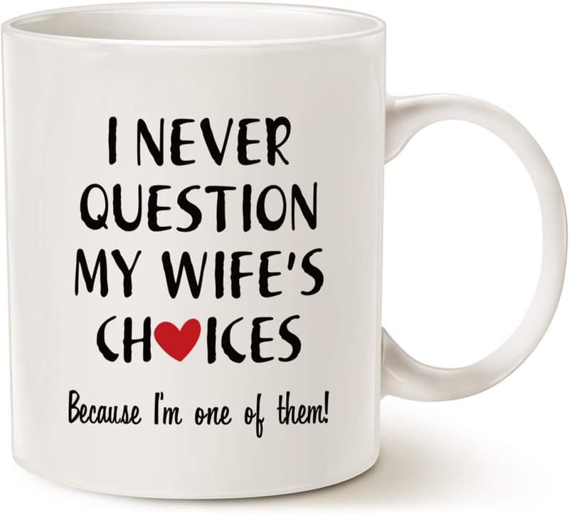 Valentine's Day Funny Coffee Mug for Husband, 11 oz