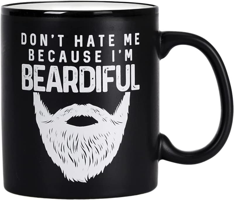 Beard Lover's Funny Coffee Mug - Perfect Gift for Men