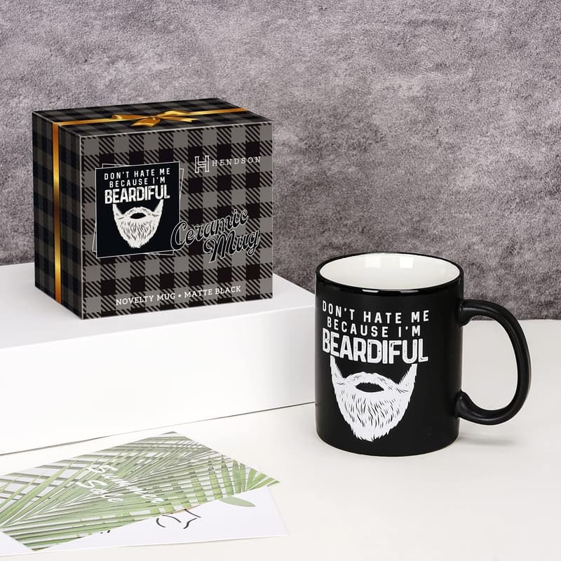 Beard Lover's Funny Coffee Mug - Perfect Gift for Men