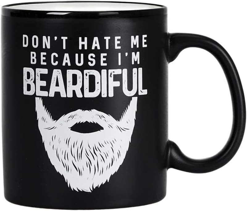 Beard Lover's Funny Coffee Mug - Perfect Gift for Men