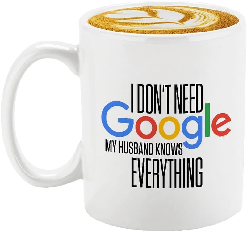 Funny Ceramic Coffee Mug for Husband - 