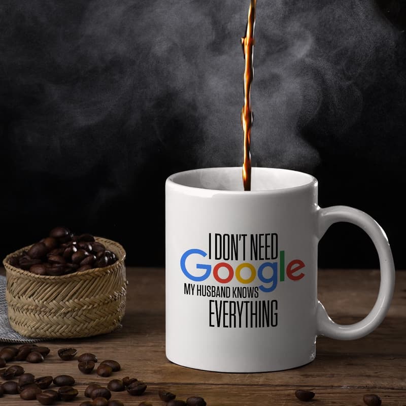 Funny Ceramic Coffee Mug for Husband - 