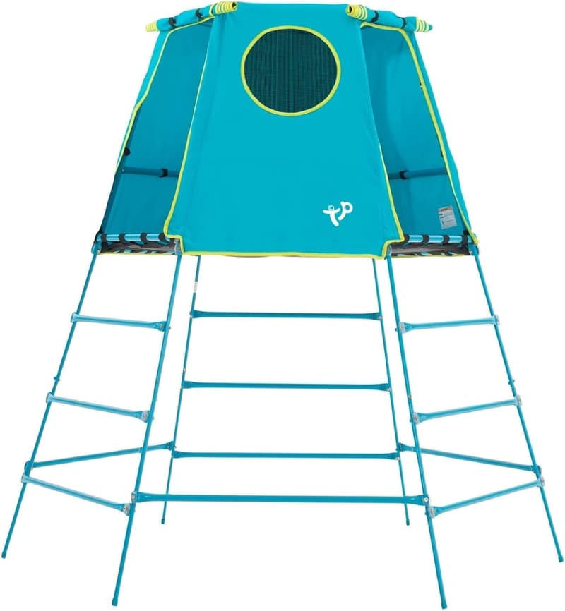 Outdoor Climbing Gym Set for Kids 3-12 with Adjustable Frame