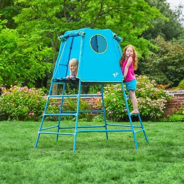 Outdoor Climbing Gym Set for Kids 3-12 with Adjustable Frame