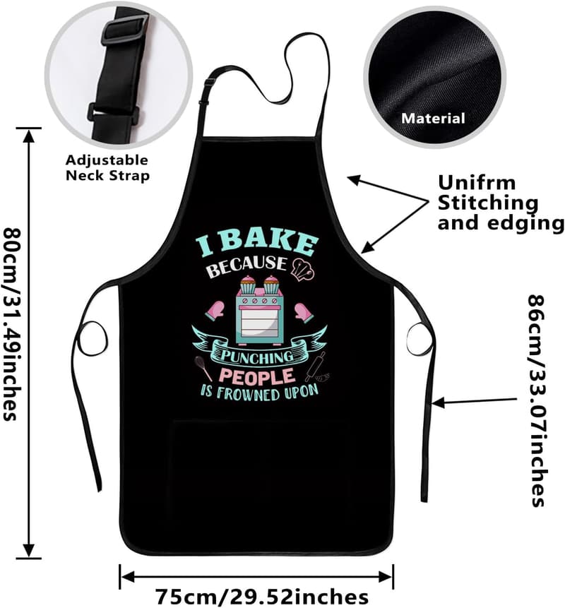 Baking Apron with Pockets - Perfect Gift for Bakers