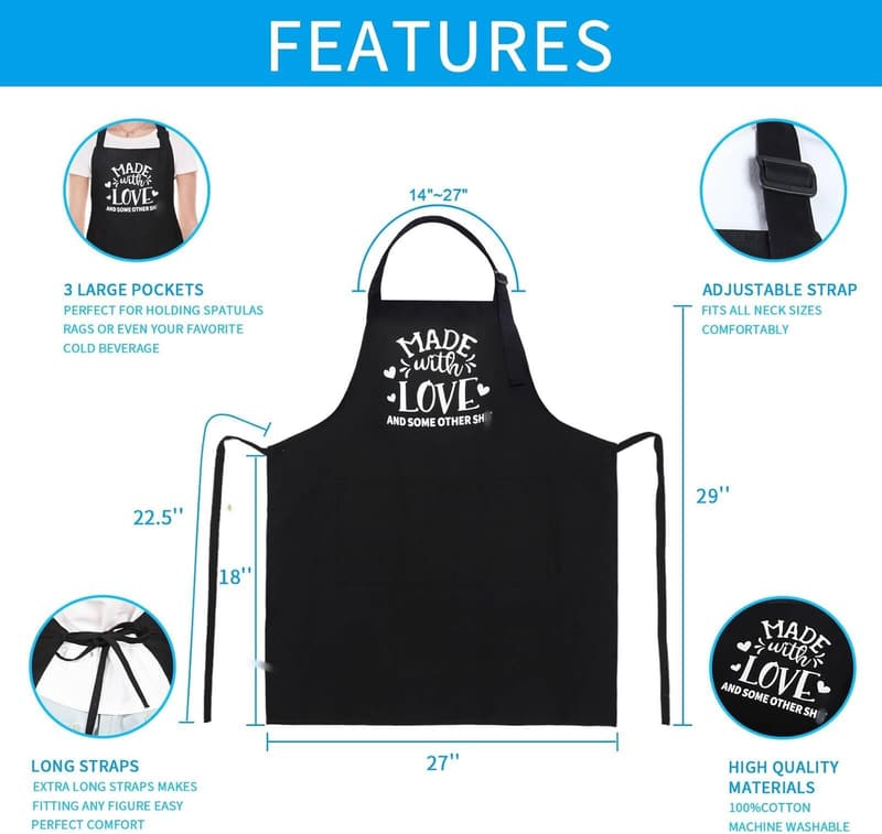 Customized Funny Apron for Men - Perfect Gift for Dad
