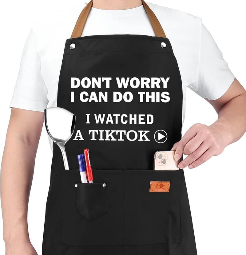 Father's Day Cooking Apron - Gift for Dad or Husband