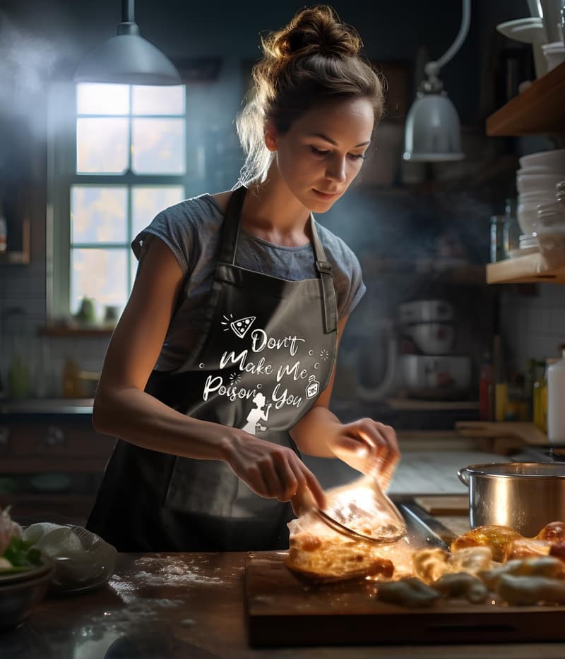 Cute Apron with Pockets for Women - Perfect Birthday Gift