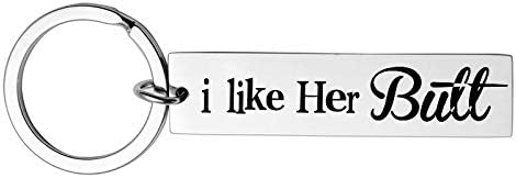 Funny Couples Keychain Set - Unique Anniversary Gift for Him & Her