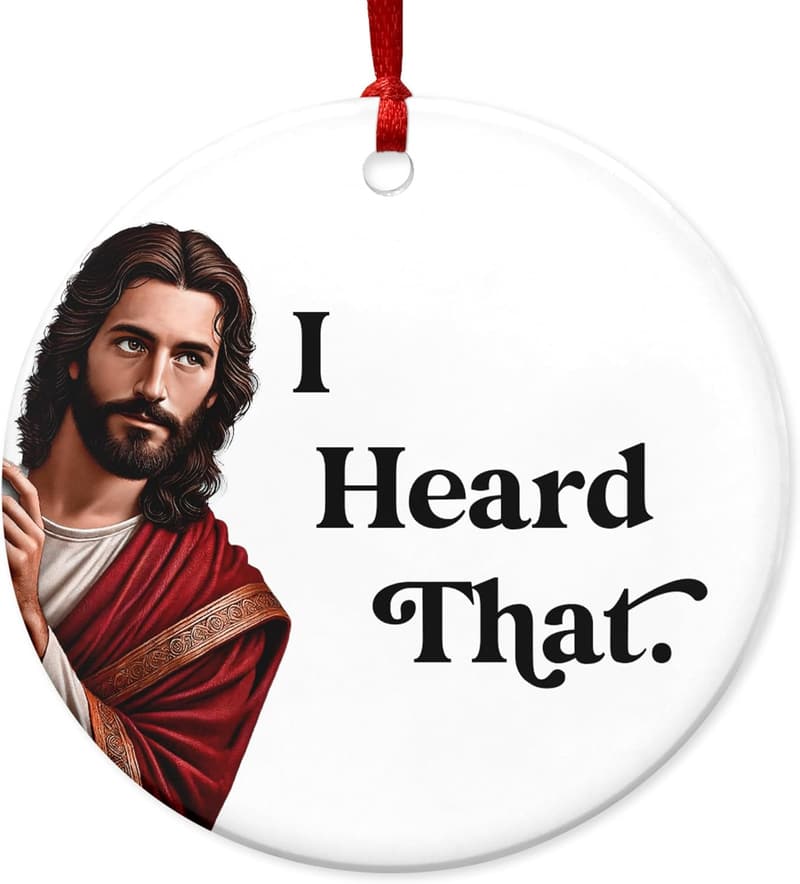 Christmas Ceramic Ornaments for Couples & Families - 2024