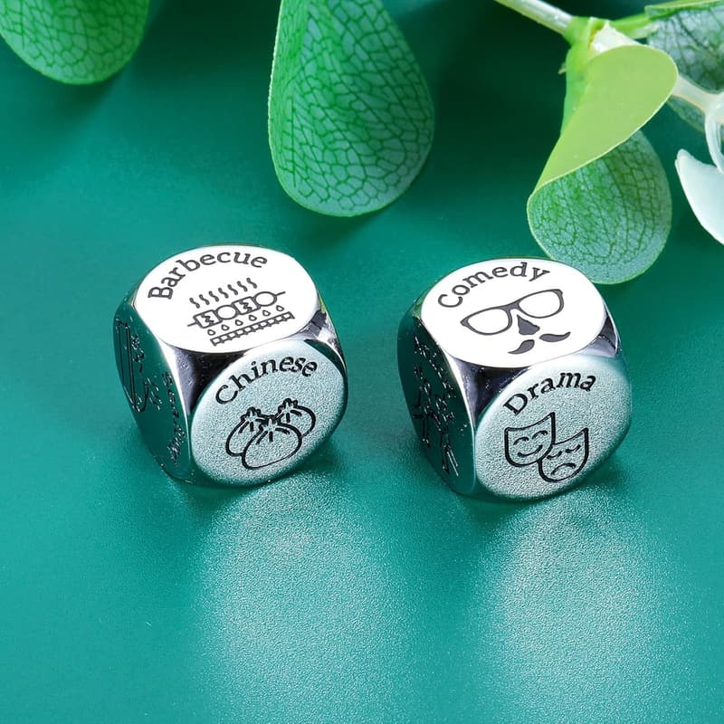 6th Anniversary Iron Gifts for Couples - 2PCS Date Night Games