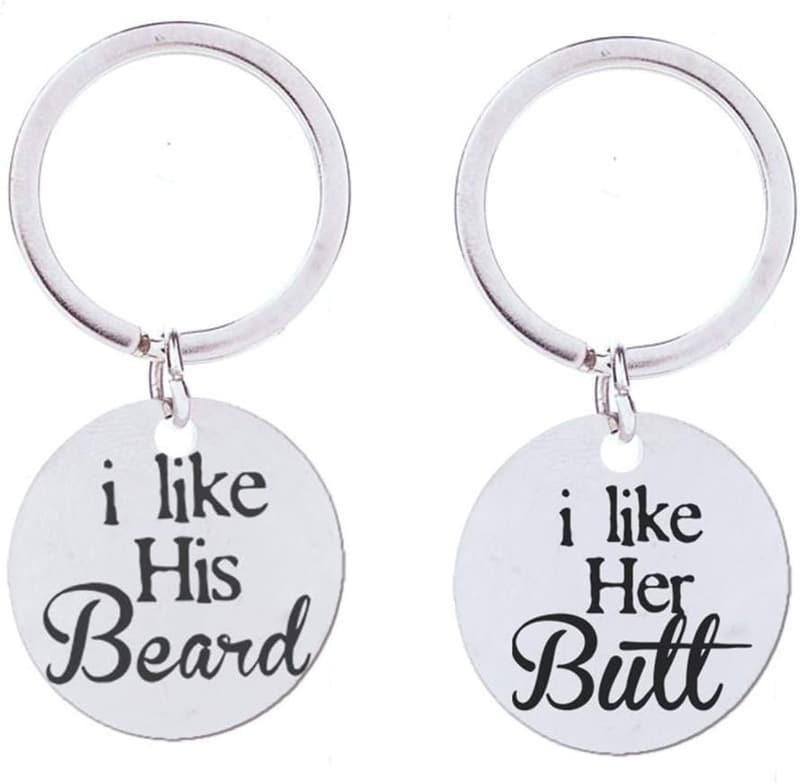 Funny Keychain for Couples - 
