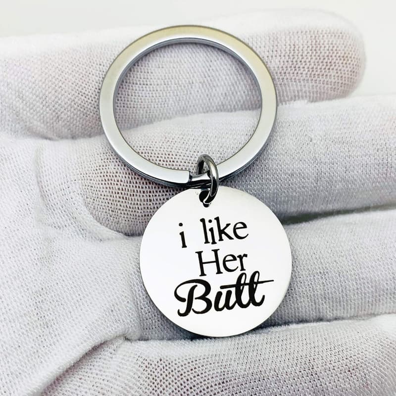 Funny Keychain for Couples - 