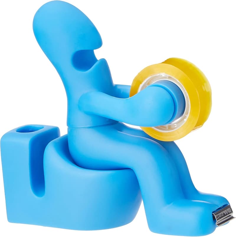 Novelty Desk Organizer Set - Tape Dispenser & Pen Holder